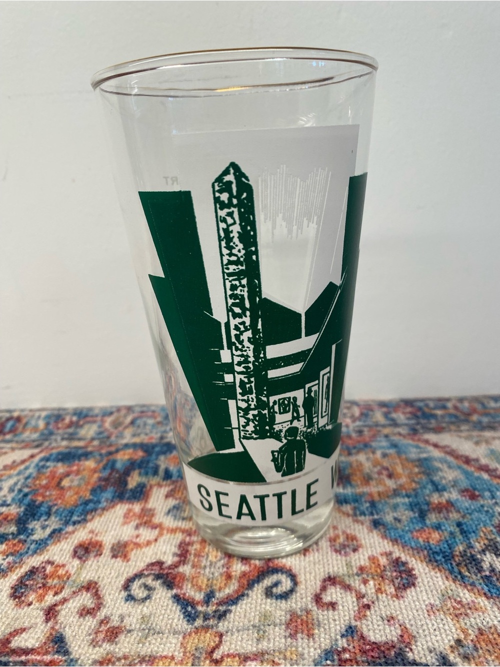 1962 Worlds Fair Seattle Souvenir Tumbler. MCM Collectible